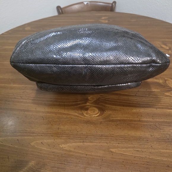 Coach Kristin Python Embossed North/South Tote Bag,with Gunmetal Hardware - Picture 3 of 16